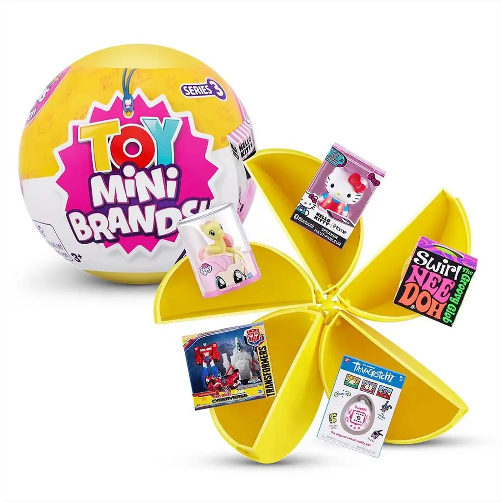 Toy Mini Brands: Мини играчки 5бр. изненадваща опаковка 3-та серия изображение 1