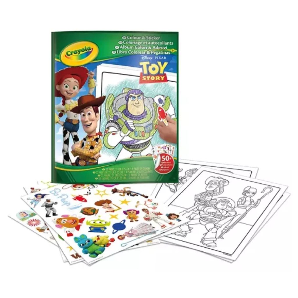 Toy Story 5: Оцветяваща и стикерна книжка изображение 1