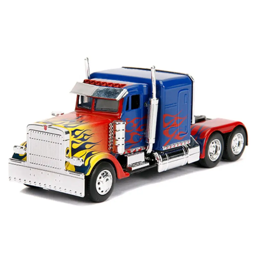 Трансформърс: Оптимус Прайм T1 метална кола 1/32 - Simba Toys изображение 2