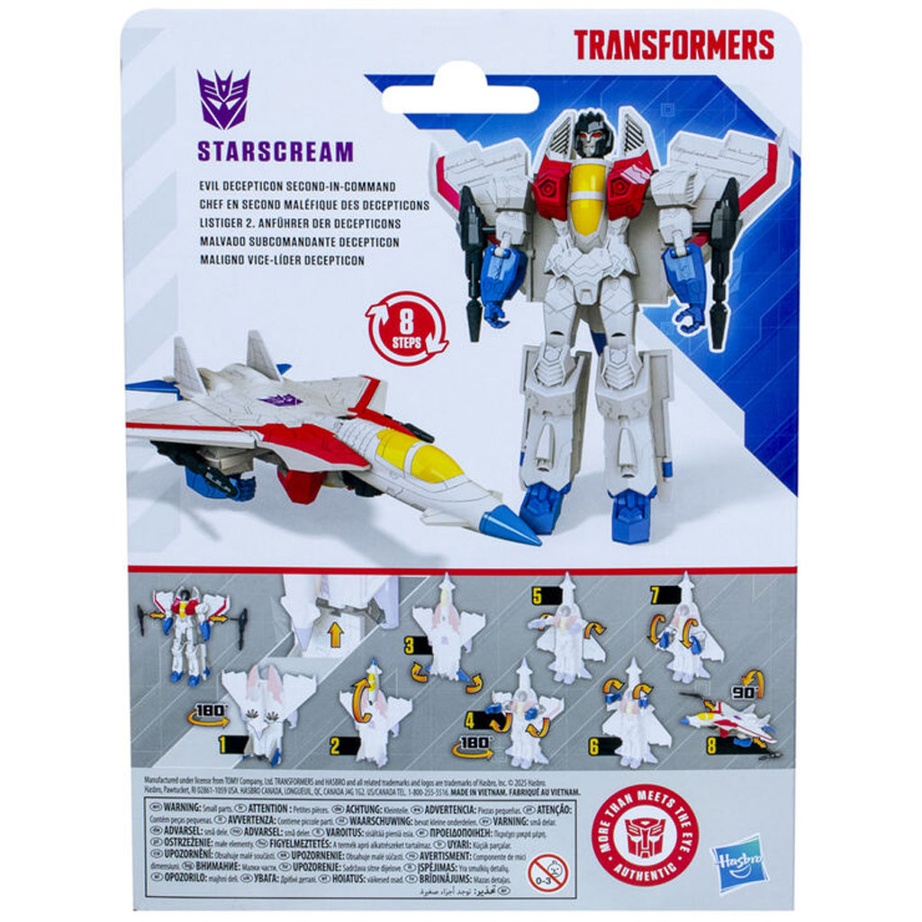 Transformers: Authentics Alpha – Starscream трансформираща се робот фигура - Hasbro изображение 4