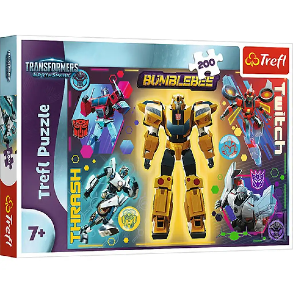 Transformers: Бъзз и приятелите му 200 части пъзел - Trefl изображение 1