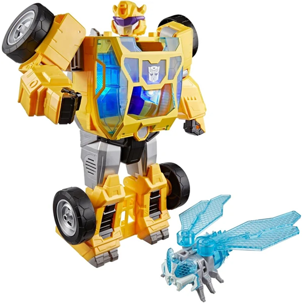 Transformers CYBERWORLD Бъмбълби Power spark робот фигура - Hasbro изображение 2