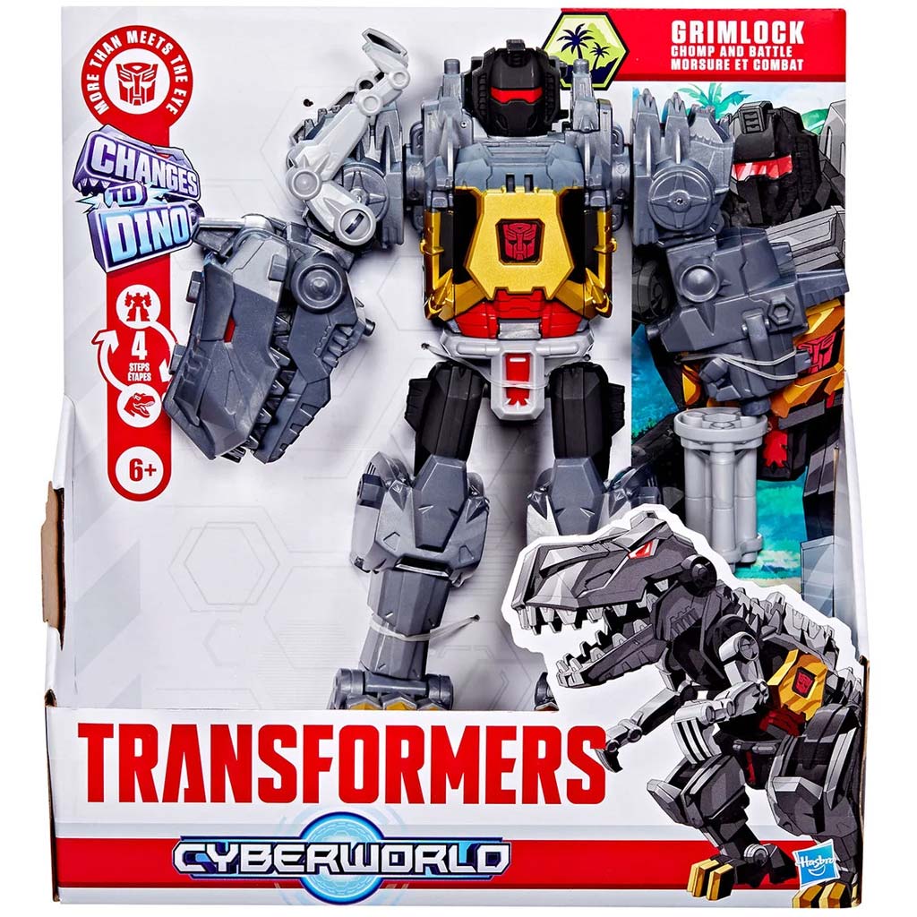Transformers Cyberworld: Chomp & Battle Grimlock фигура 22,5см - Hasbro изображение 1