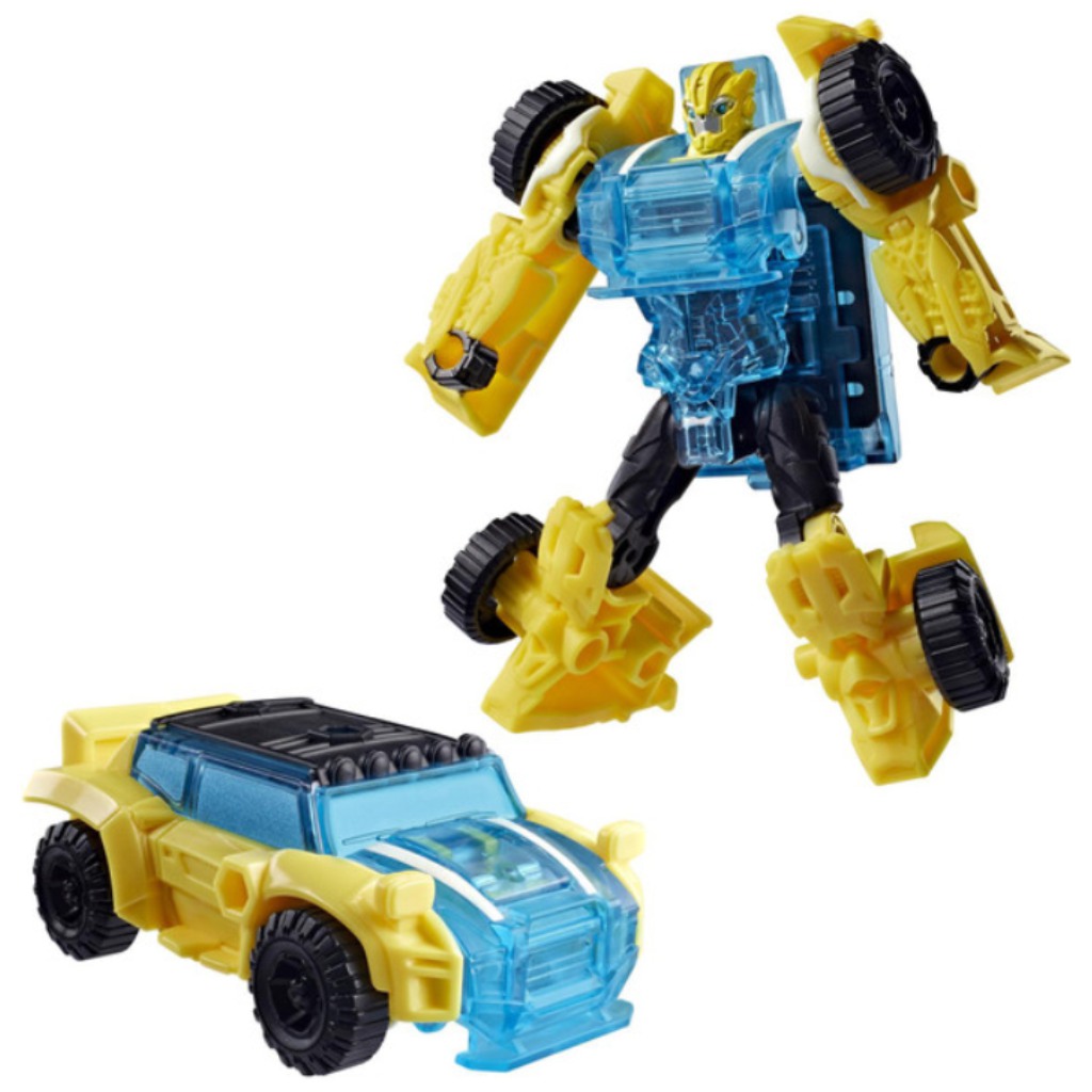 Transformers Cyberworld Cyber Changers: Bumblebee трансформираща се робот фигура - Hasbro изображение 2