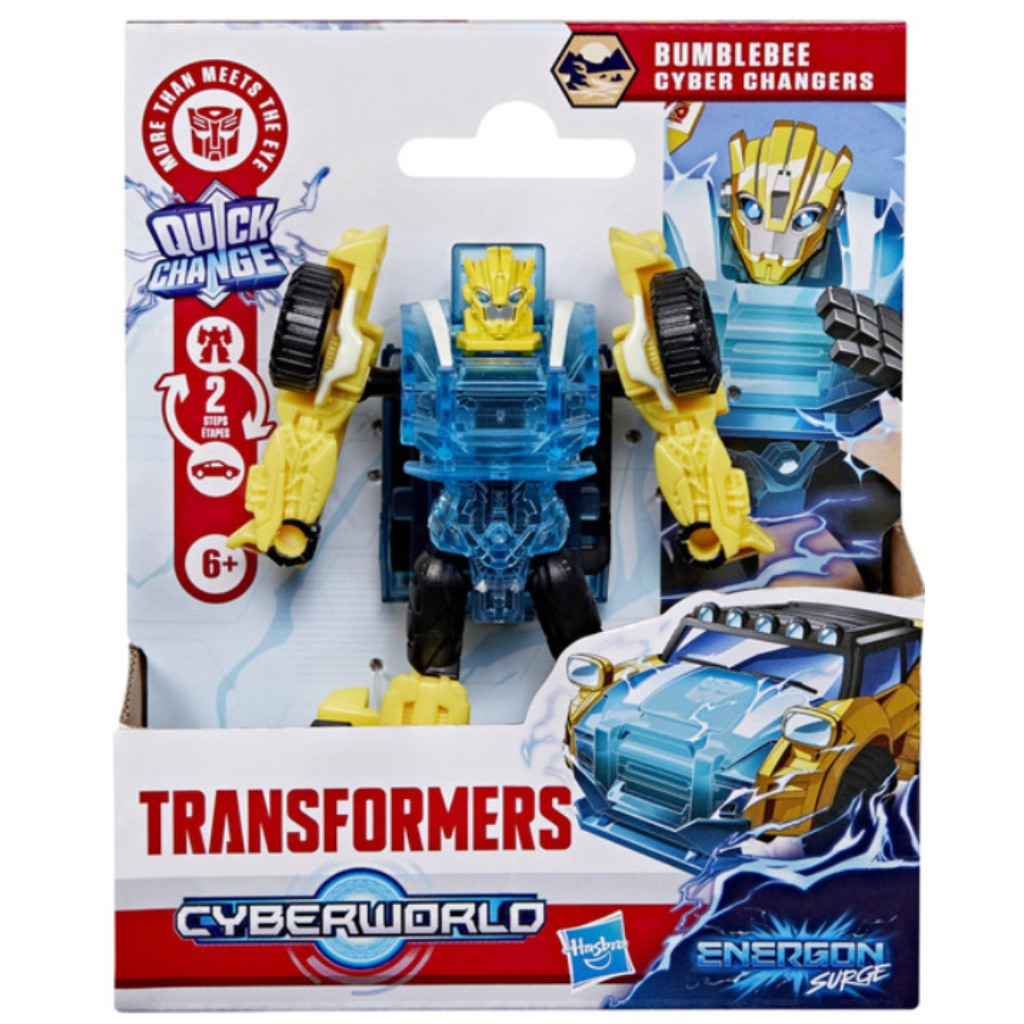 Transformers Cyberworld Cyber Changers: Bumblebee трансформираща се робот фигура - Hasbro изображение 1