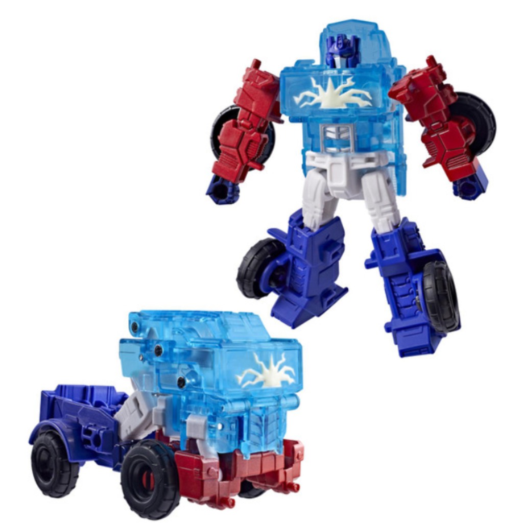 Transformers Cyberworld Cyber Changers: Optimus Prime трансформираща се робот фигура - Hasbro изображение 2