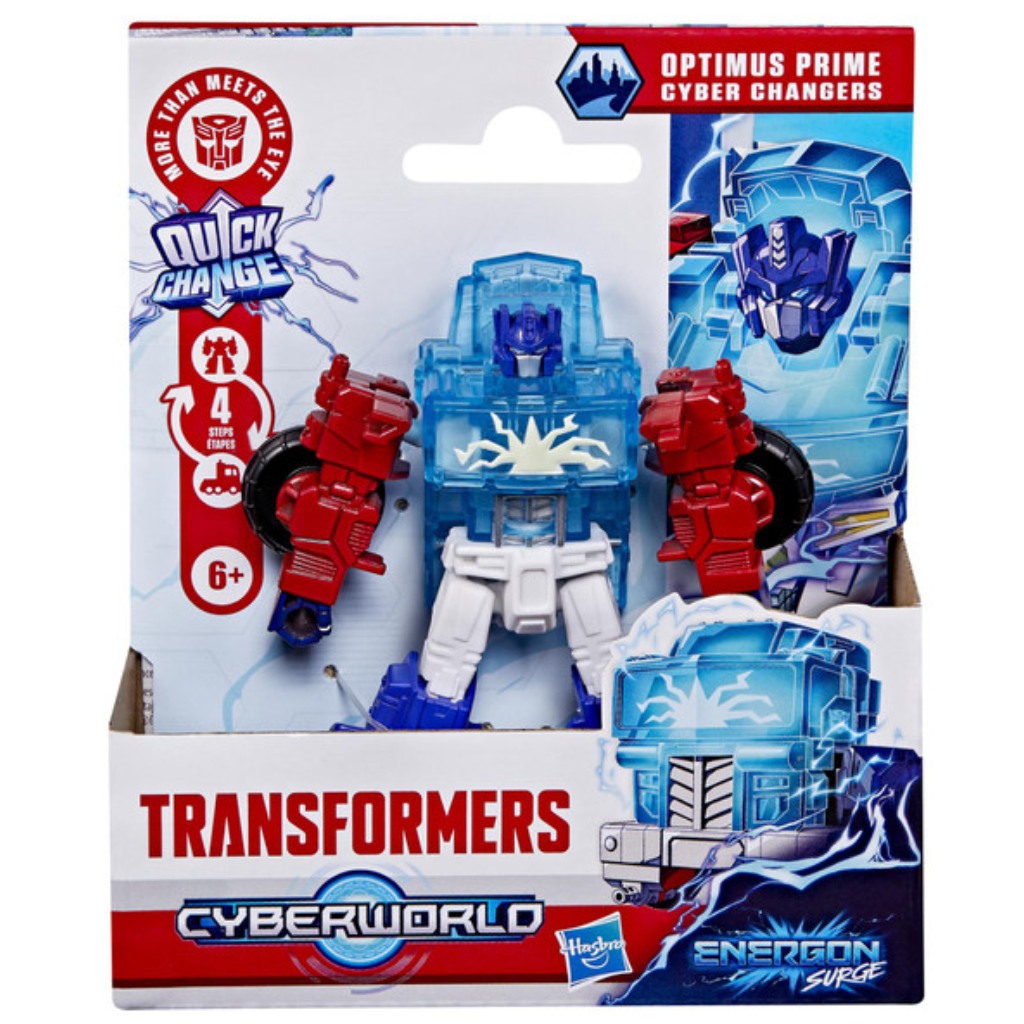 Transformers Cyberworld Cyber Changers: Optimus Prime трансформираща се робот фигура - Hasbro изображение 1