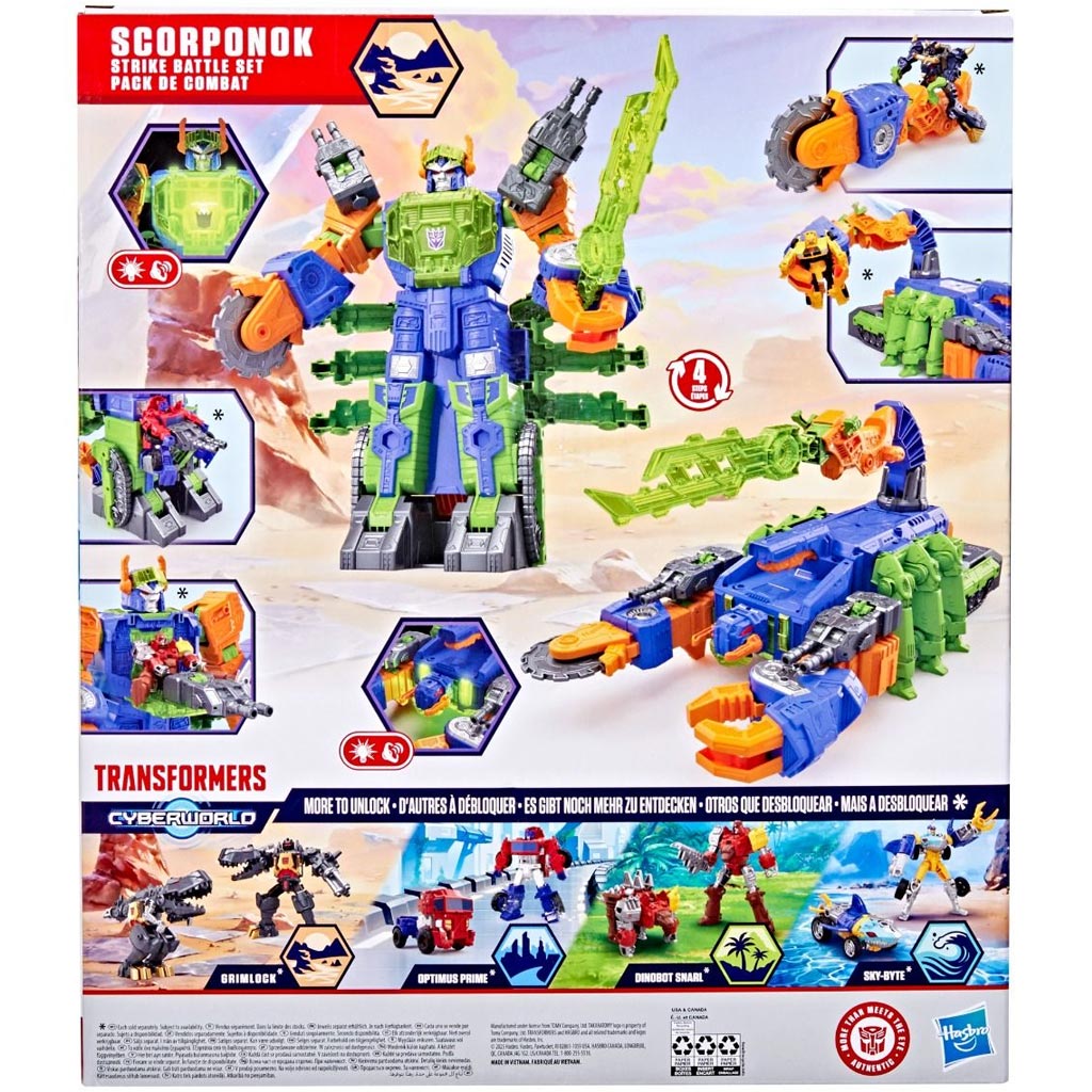 Transformers CYBERWORLD: Игралният комплект на Scorponok - Hasbro изображение 4