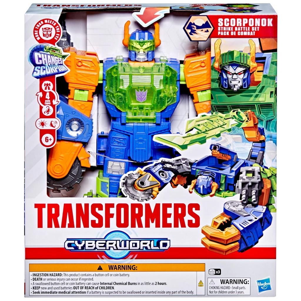 Transformers CYBERWORLD: Игралният комплект на Scorponok - Hasbro изображение 1