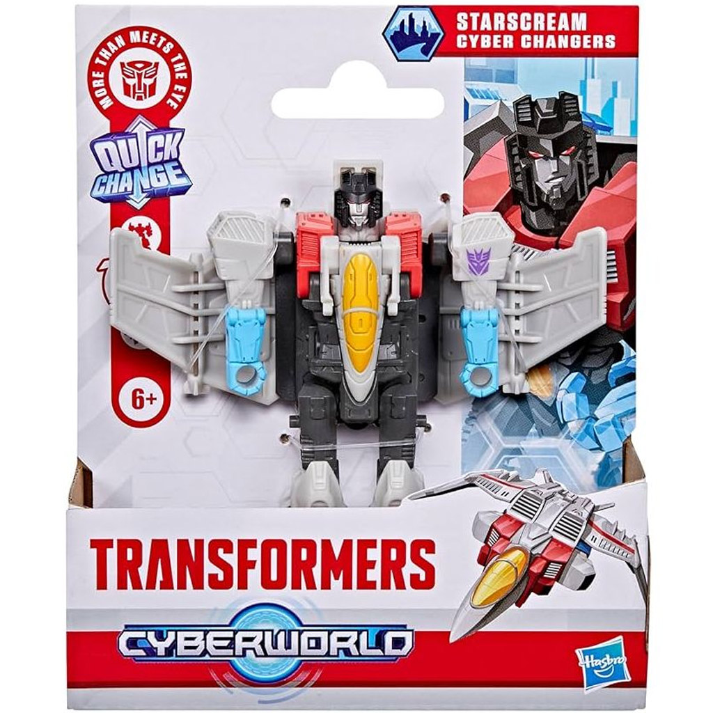 Transformers Cyberworld: Starscream – Cyber Changers фигура - Hasbro изображение 1