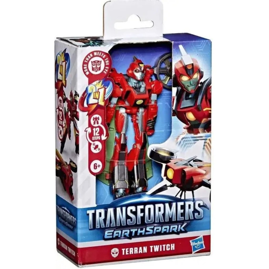 Transformers: EarthSpark Deluxe Terran Twitch преобразуемая фигурка - Hasbro изображение 1