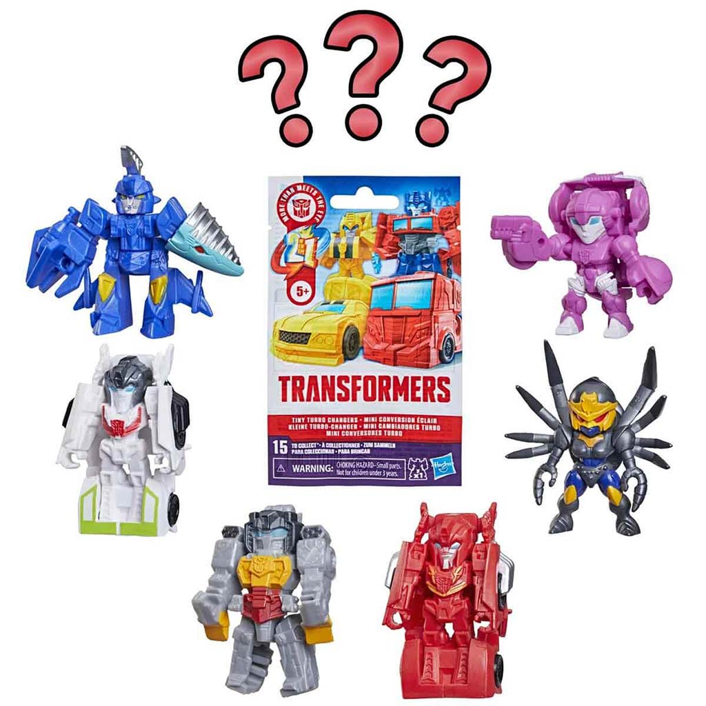 Transformers: Tiny Turbo Changers Бързо трансформиращи се изненадващи фигурки - Hasbro изображение 1