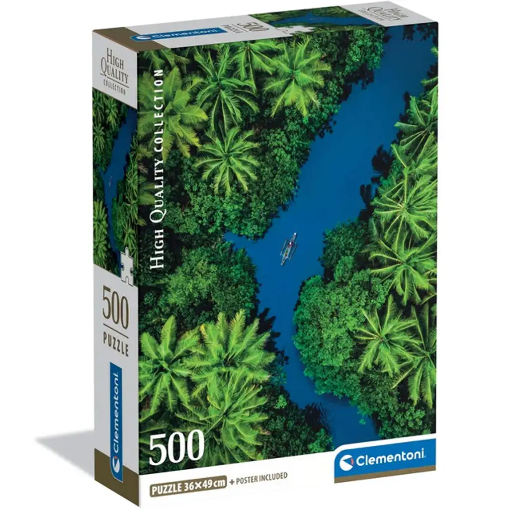 Тропическо приключение 500бр. HQC компактен пъзел - Clementoni изображение 1