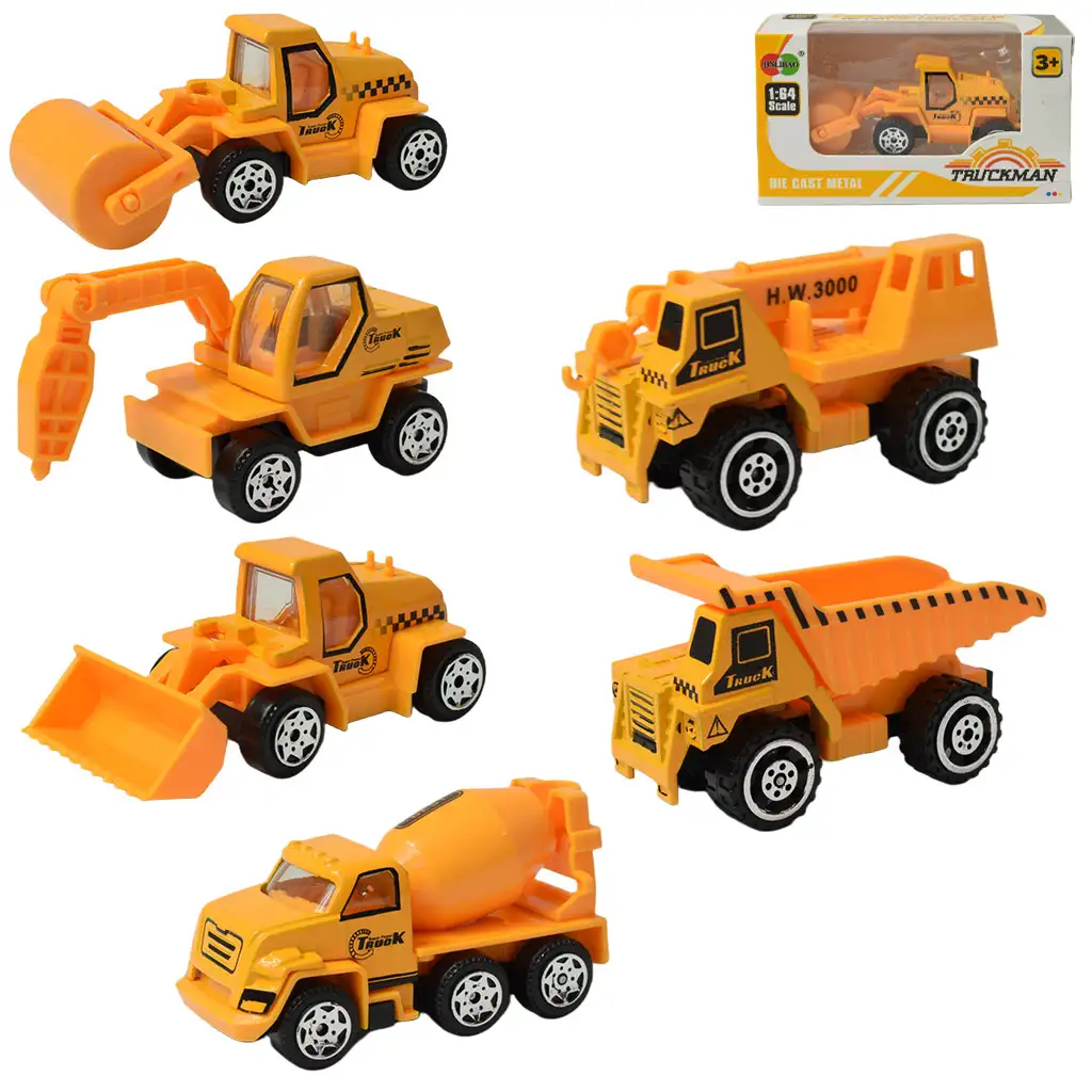 TruckMan: Строителен камион в различни варианти 6,5 см 1 бр изображение 1