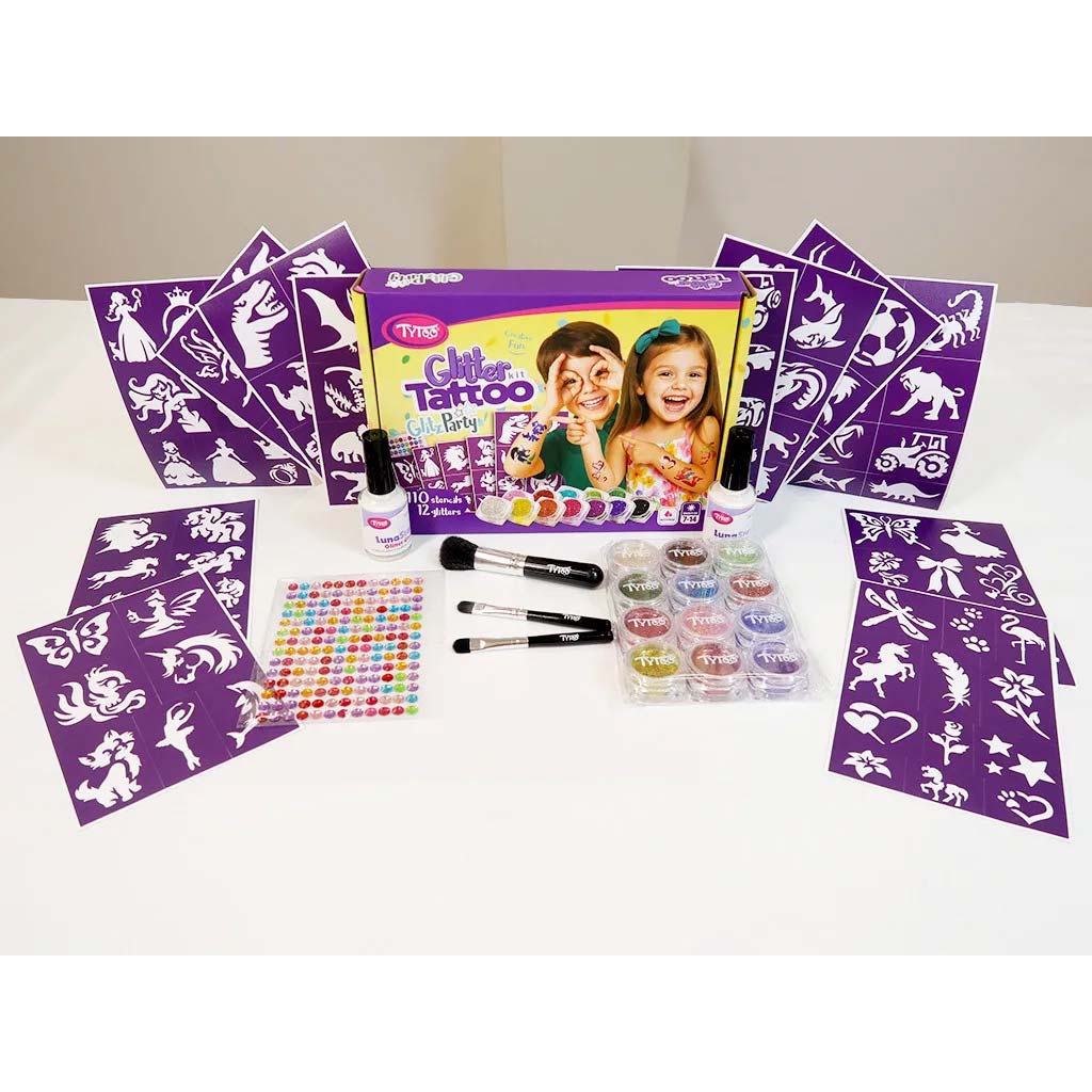 Tytoo: GlitzParty комплект за блестящи татуировки изображение 2