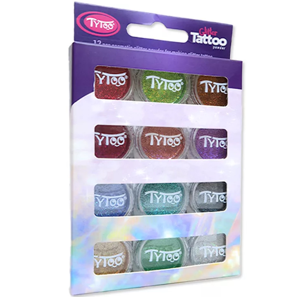 TyToo: Избор на много цветове комплект с блестящ прах 12x2,5ml изображение 1