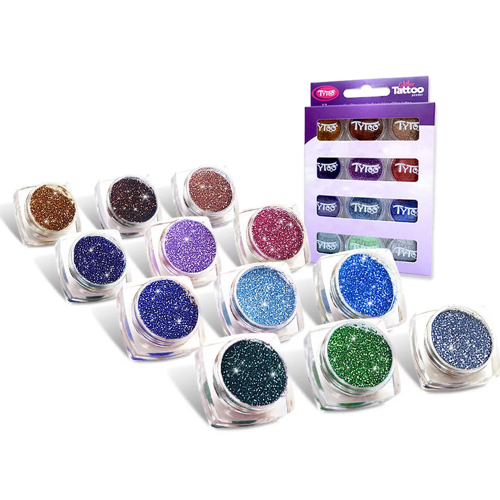 TyToo: Комплект с блестящи цветове 12x2,5ml изображение 2