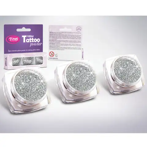TyToo: Сет сребърен брокат 3x2,5ml изображение 2
