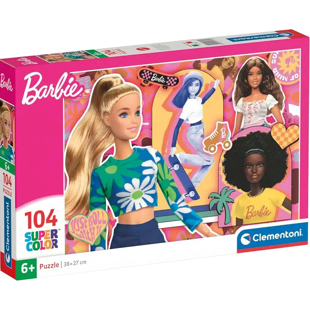 Удивителни кукли Барби 104 части Supercolor пъзел - Clementoni изображение 1