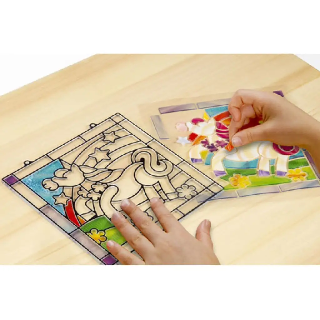 Уникорн стъклопис комплект - Melissa & Doug изображение 2