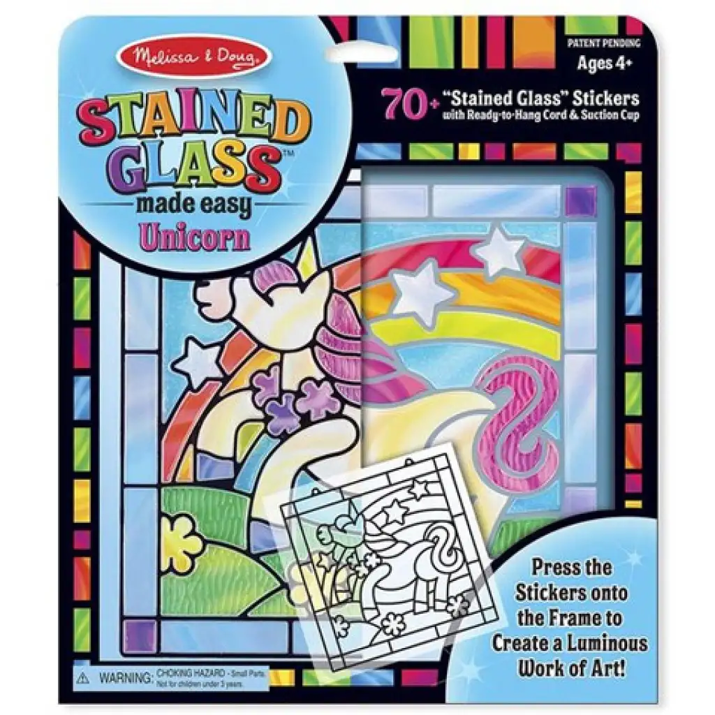Уникорн стъклопис комплект - Melissa & Doug изображение 3