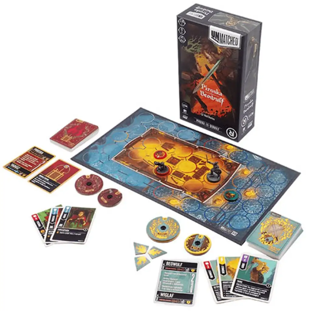 Unmatched: Пирошка срещу Беоулф настолна игра изображение 2