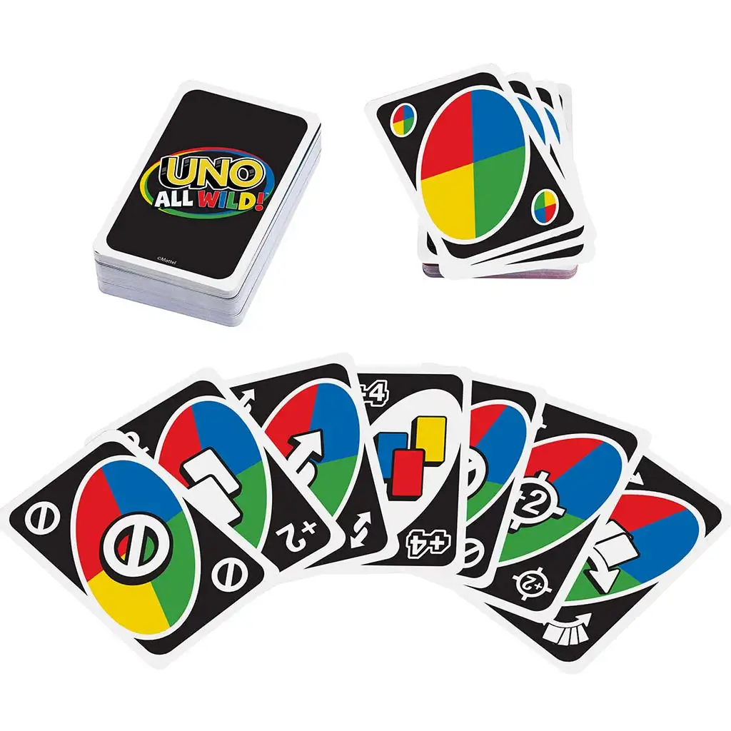 UNO: All Wild! - Лудост картова игра - Mattel изображение 2