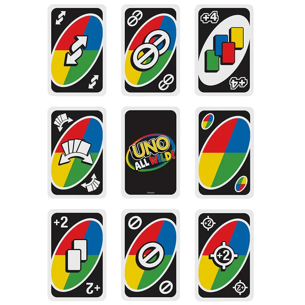 UNO: All Wild! - Лудост картова игра - Mattel изображение 3