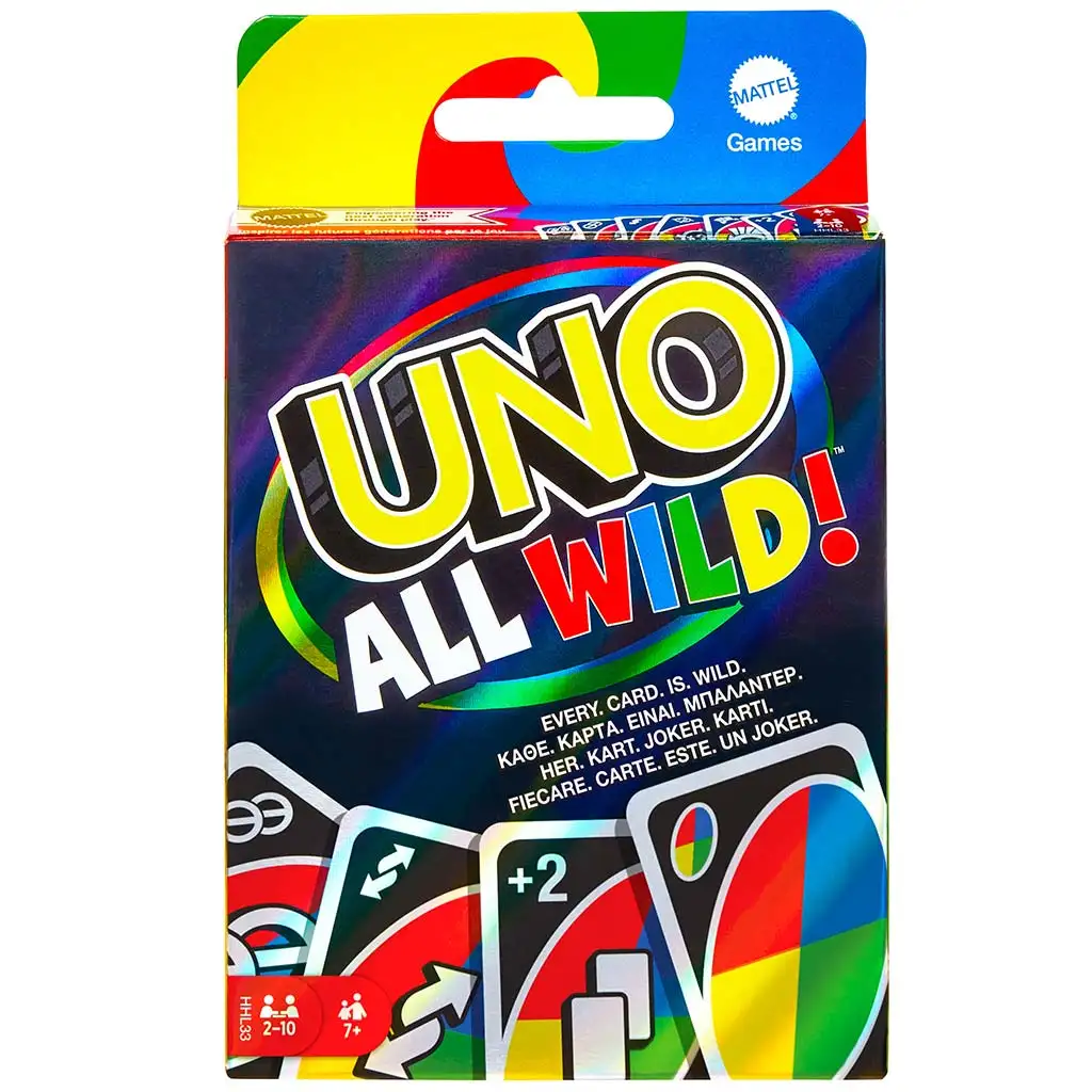 UNO: All Wild! - Лудост картова игра - Mattel изображение 1