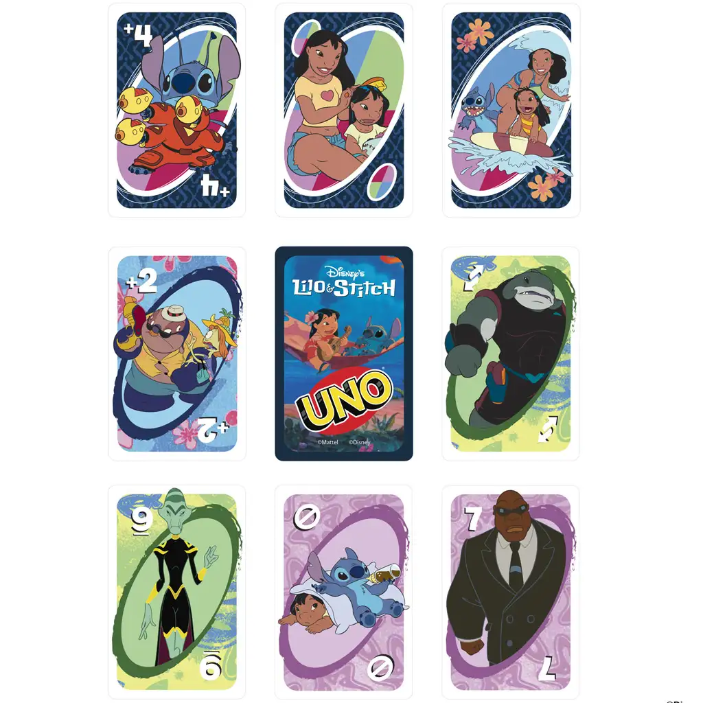 UNO: Disney Лило и Стич картова игра - Mattel изображение 2