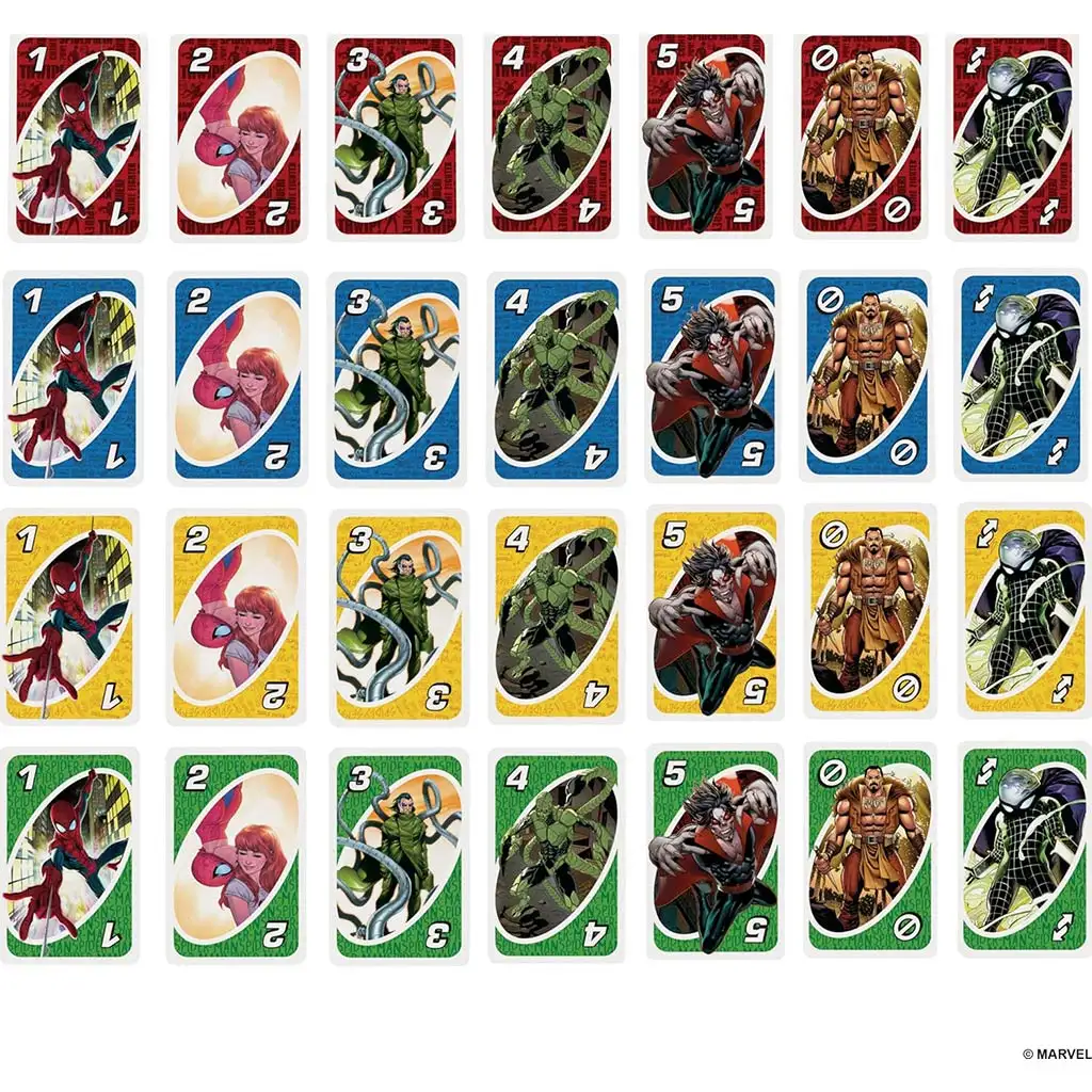 UNO карта Spider-Man - Mattel изображение 3