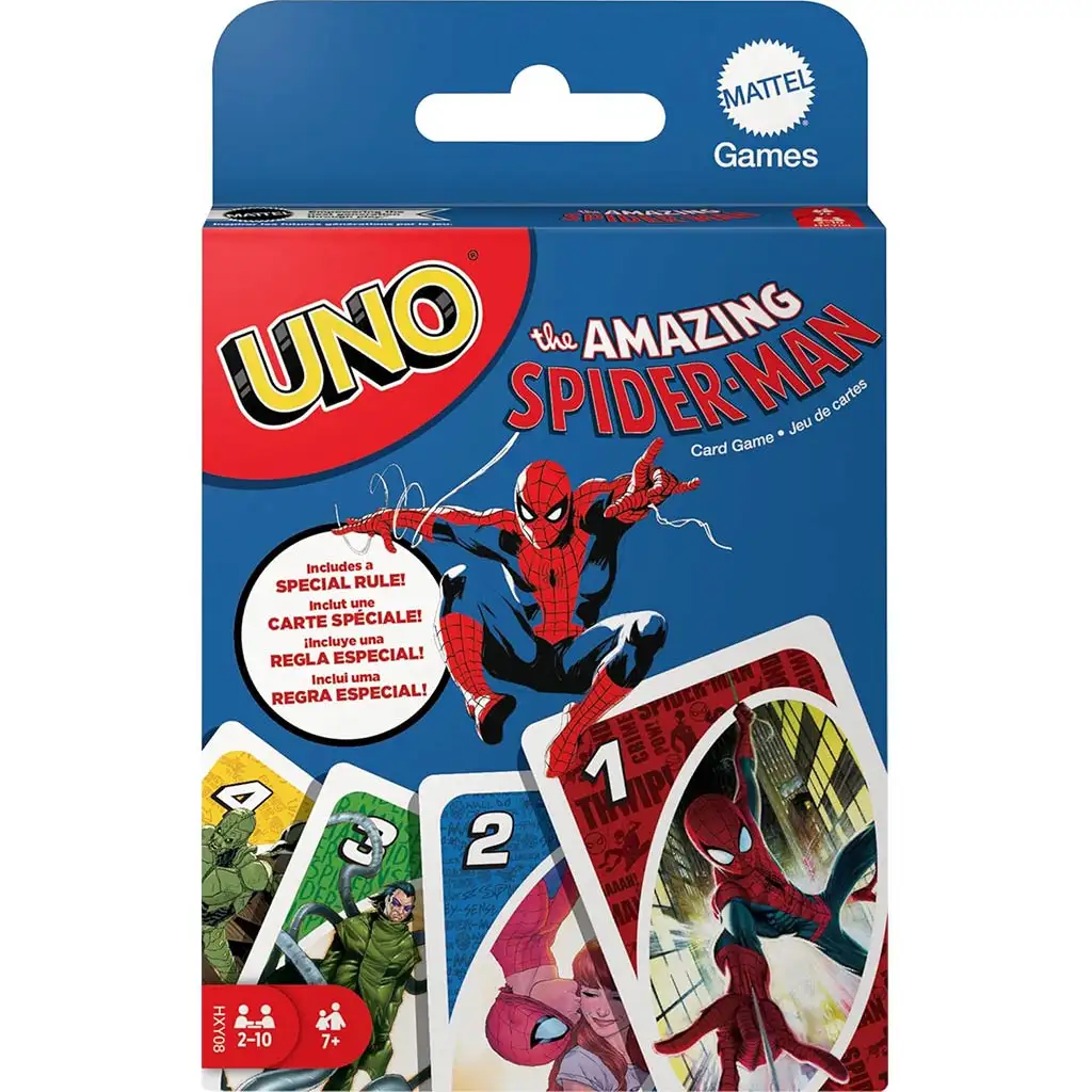 UNO карта Spider-Man - Mattel изображение 1