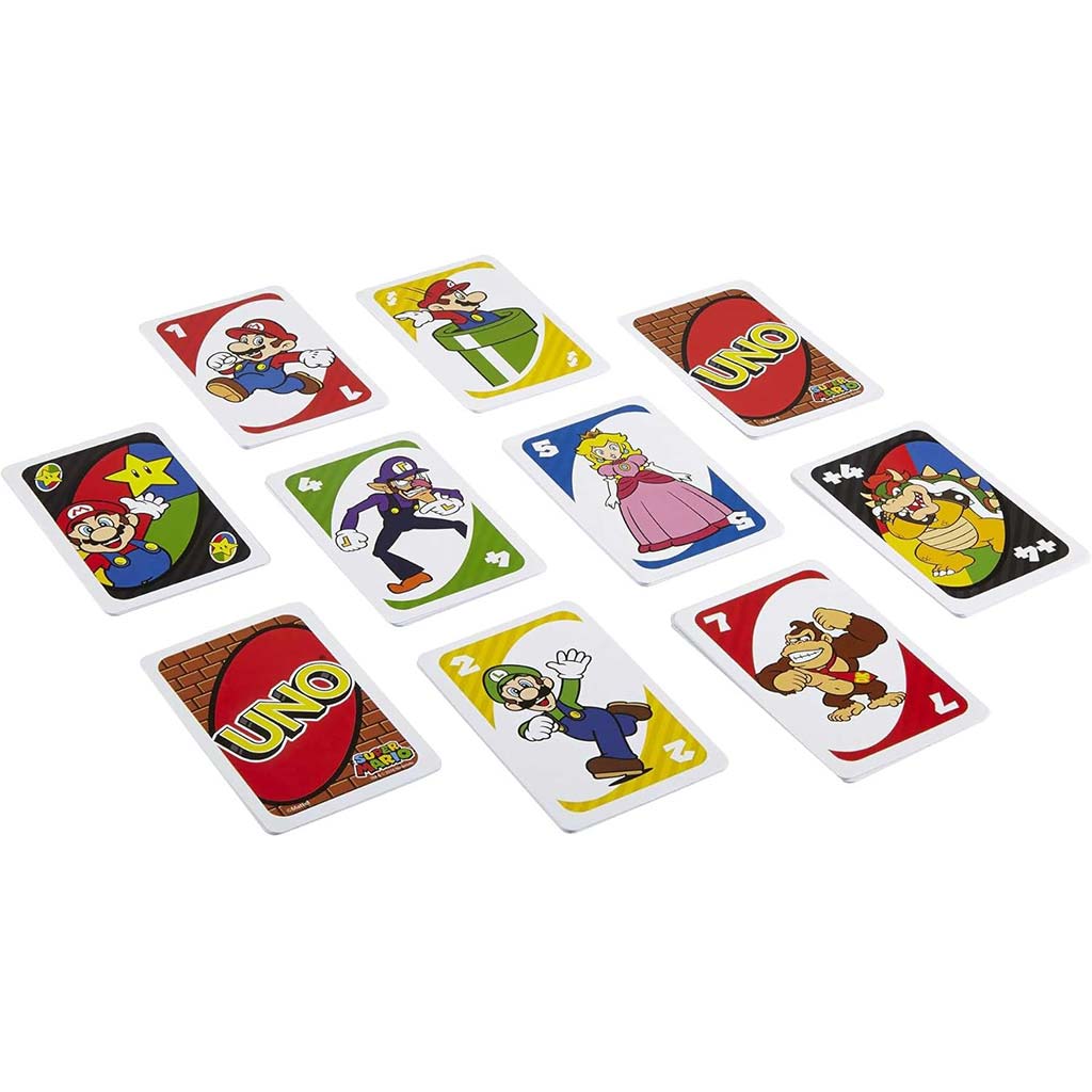 UNO Super Mario картова игра - Mattel изображение 3