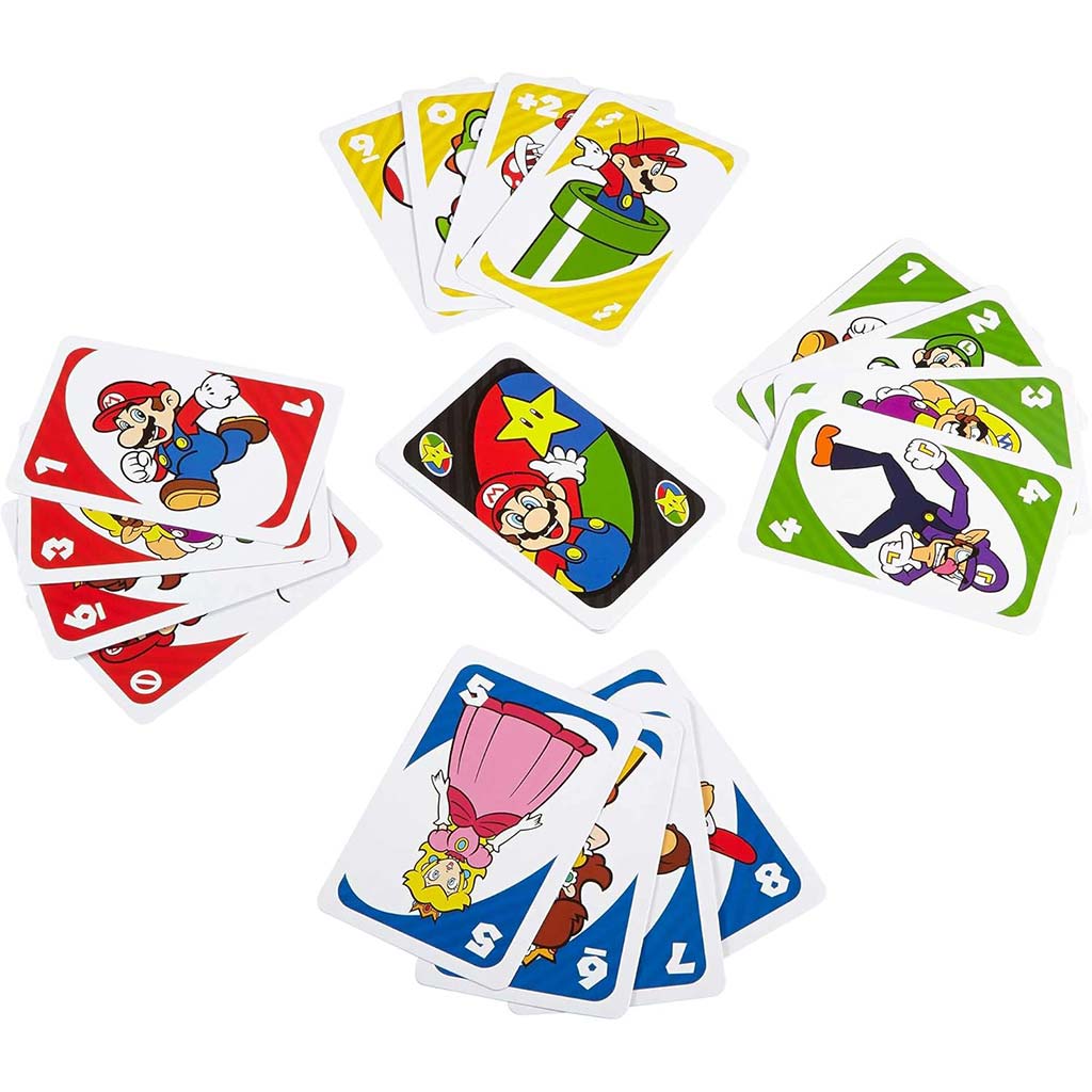 UNO Super Mario картова игра - Mattel изображение 4