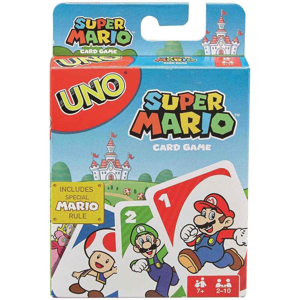 UNO Super Mario картова игра - Mattel изображение 1
