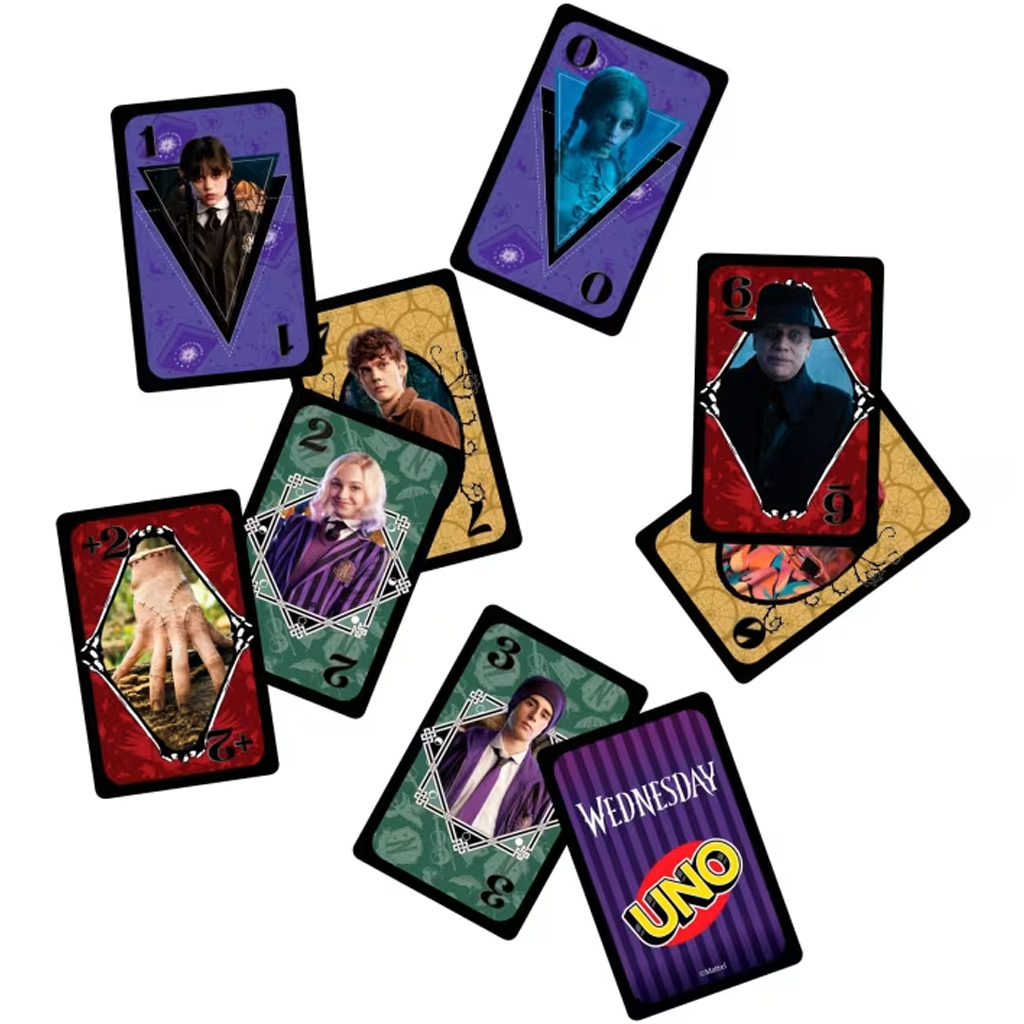 UNO Wednesday картова игра - Mattel изображение 3