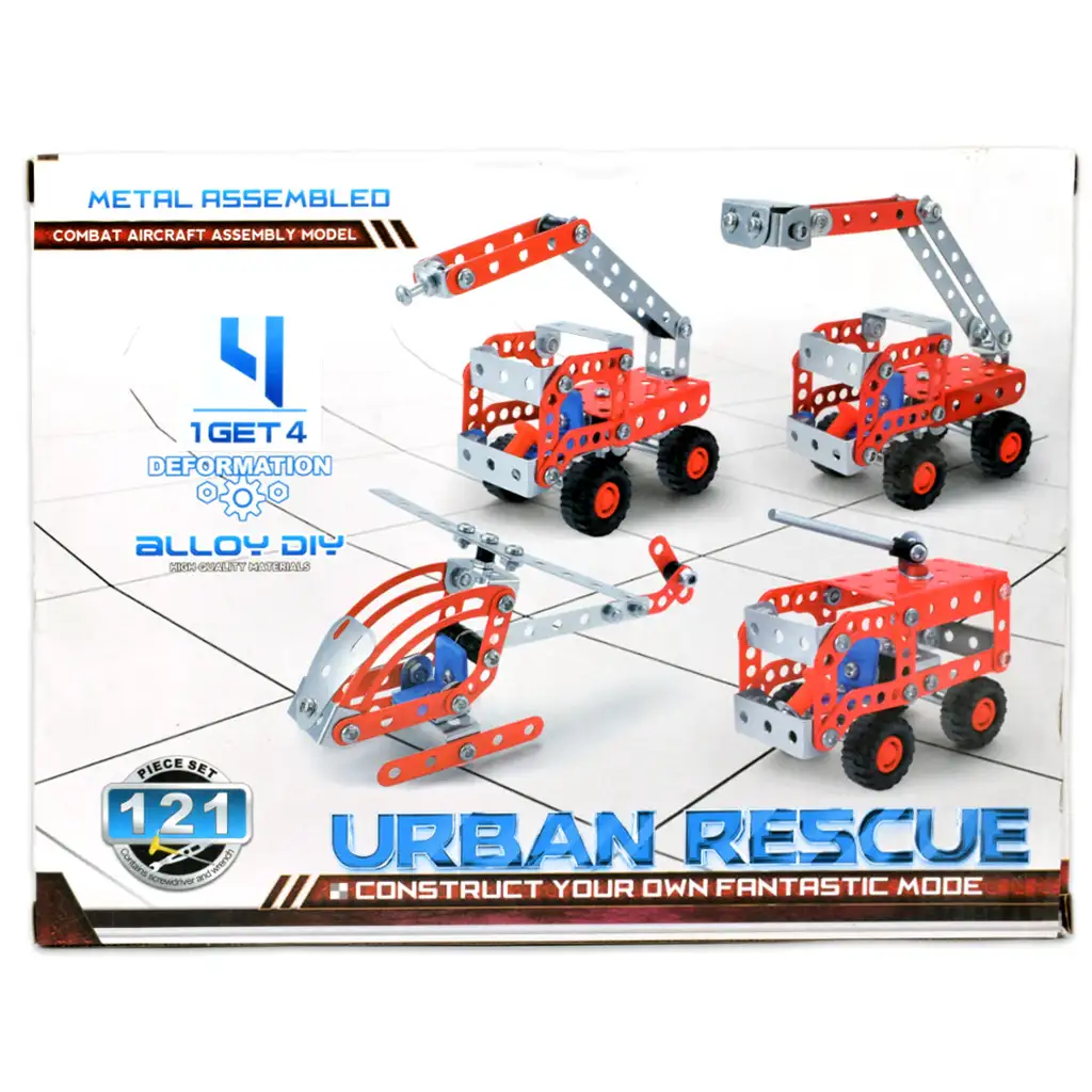 Urban Rescue: 121 части комплект за строителство на спасителни превозни средства изображение 5