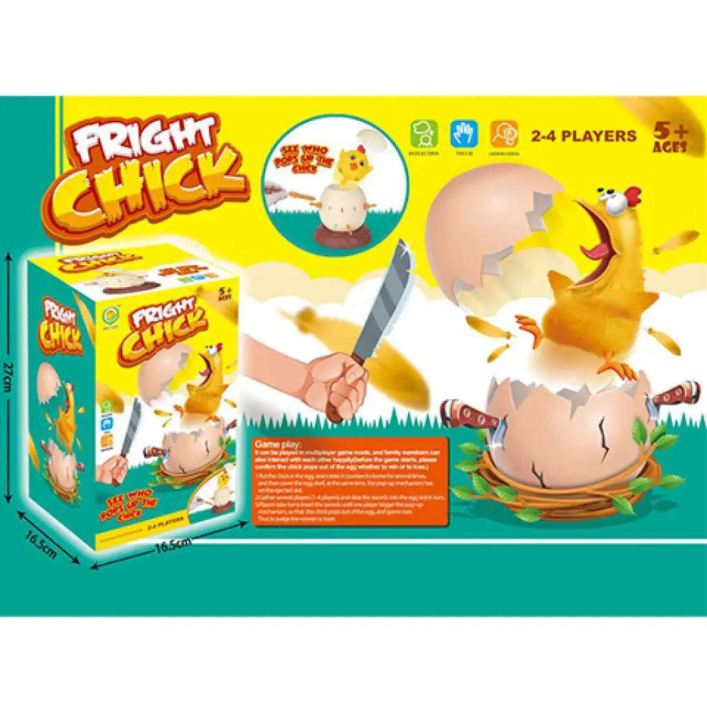 Ужасена пиле настолна игра изображение 2