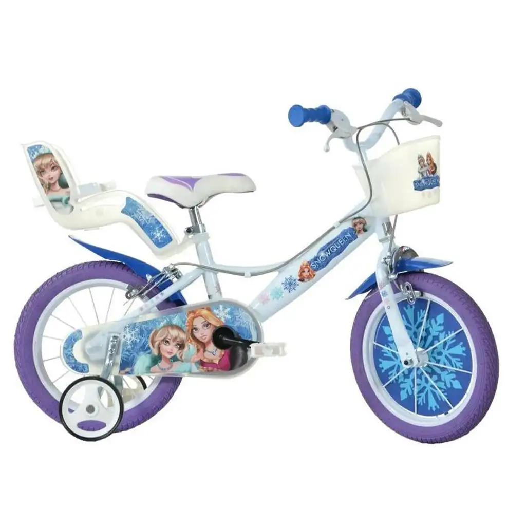 Велосипед с дизайн на Снежната кралица размер 16 - велосипед Dino Bikes изображение 1