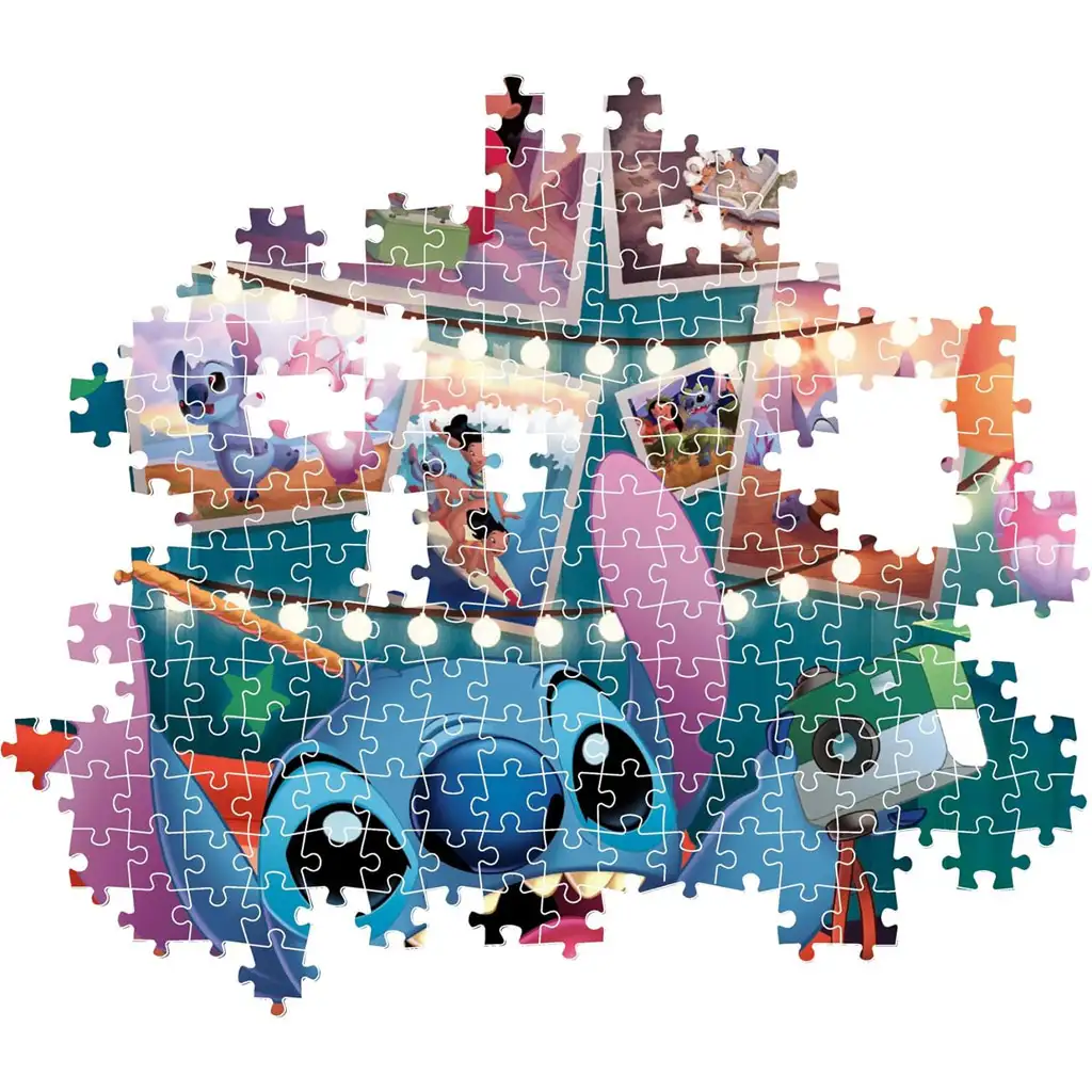 Висококачествена колекция Disney Stitch 1000 части пъзел - Clementoni изображение 3