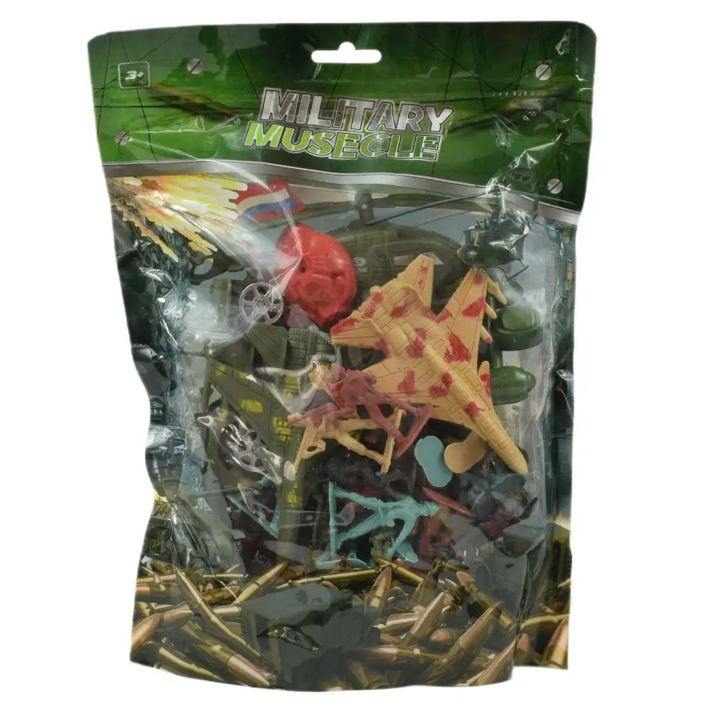 Военен комплект: Голям военен комплект с превозни средства и фигурки на войници изображение 4