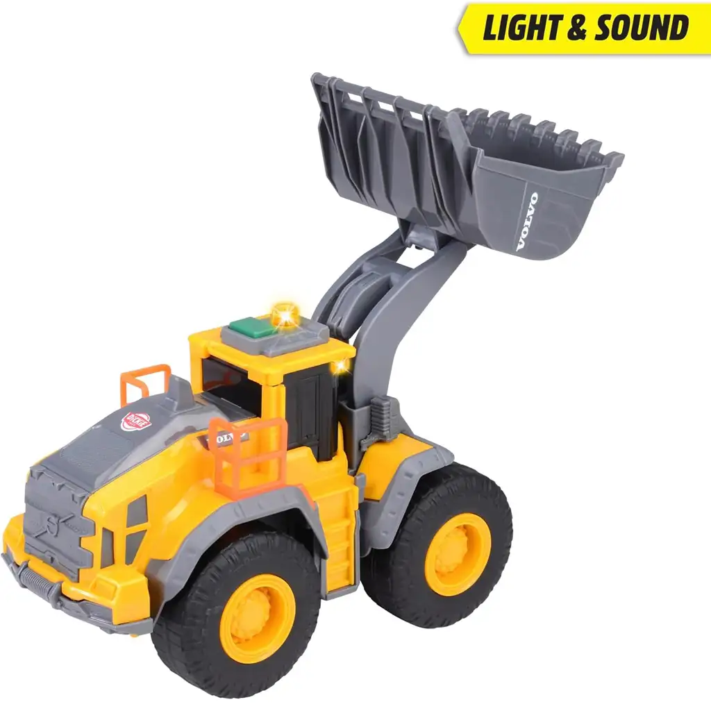 Volvo багер с ефекти на светлина и звук 23 см - Dickie Toys изображение 4