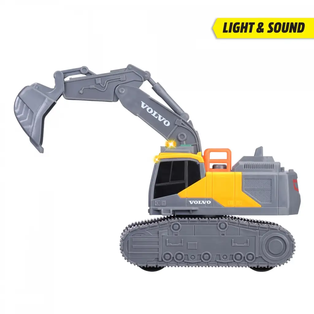 Volvo багер с светлинни и звукови ефекти 23см - Dickie Toys изображение 4