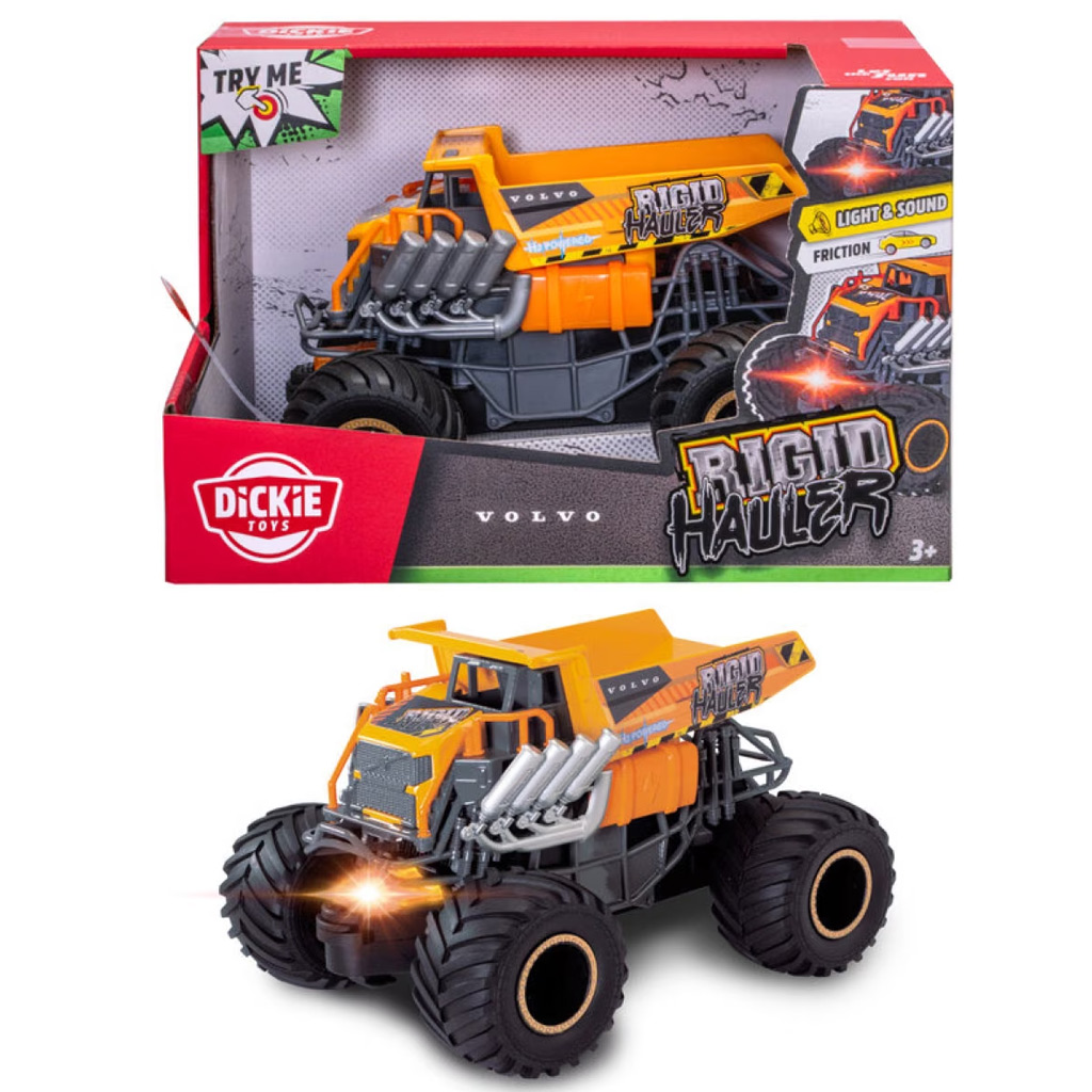 Volvo Rigid Hauler количка с светлина и звук - Dickie Toys изображение 1