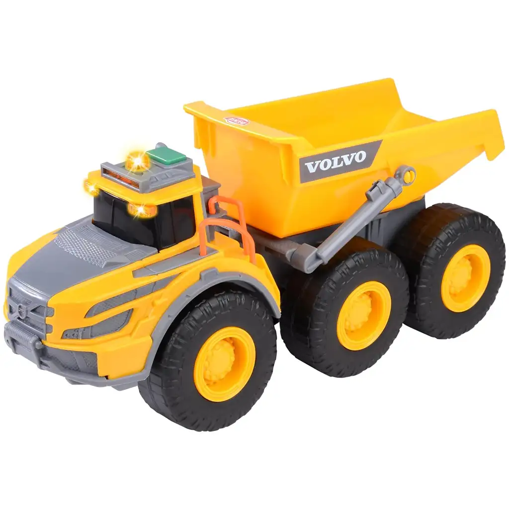Volvo самосвал с ефекти на светлина и звук 23см - Dickie Toys изображение 2