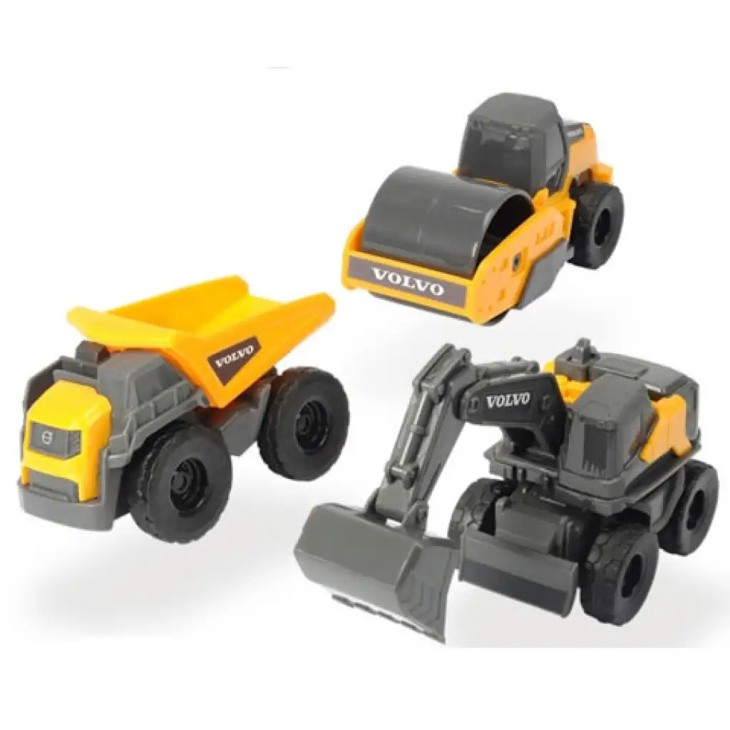 Volvo строителни машини 3бр. комплект в два варианта - Dickie Toys изображение 2