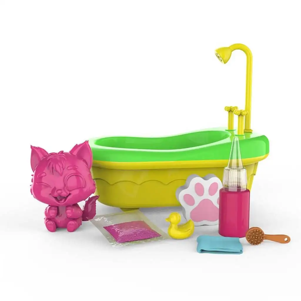 Washy Friends: Color Reveal Панцолó котки с вана и аксесоари - Szörmi изображение 2