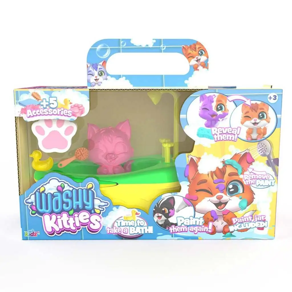 Washy Friends: Color Reveal Панцолó котки с вана и аксесоари - Szörmi изображение 1