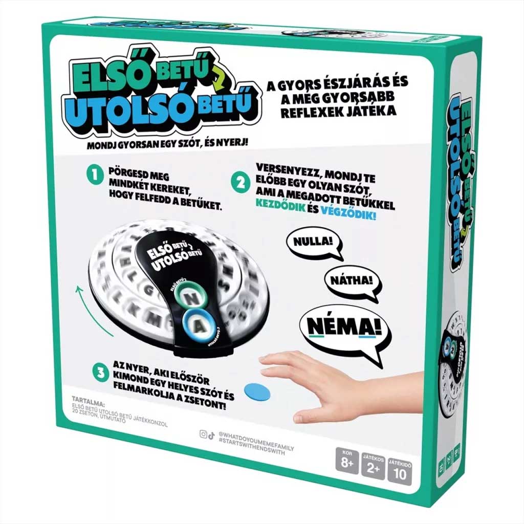 WDYM Първа буква - последна буква настолна игра изображение 3