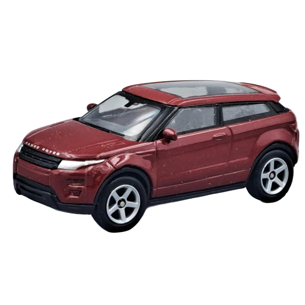 Welly: Land Rover Evoque бордо метален автомобил модел 1/64 изображение 2